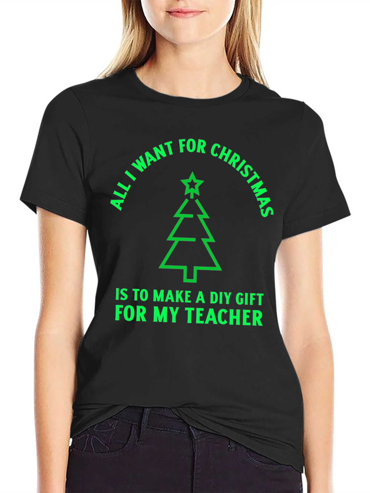 Christmas Teacher DIY Gift T-Shirt