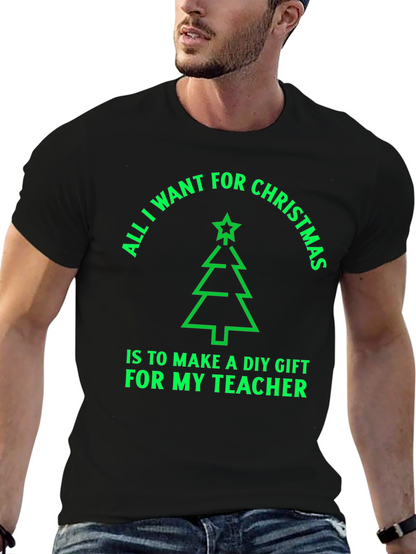 Christmas Teacher DIY Gift T-Shirt