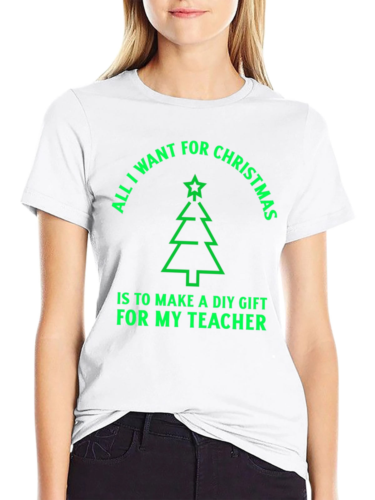 Christmas Teacher DIY Gift T-Shirt