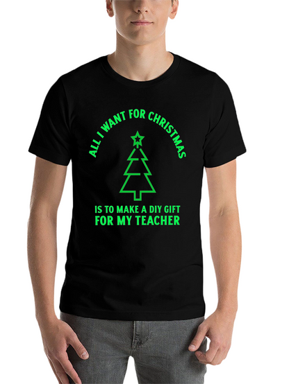 Christmas Teacher DIY Gift T-Shirt