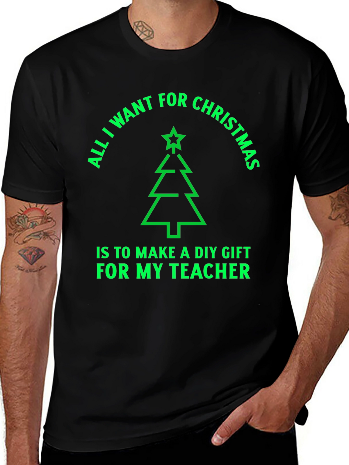 Christmas Teacher DIY Gift T-Shirt