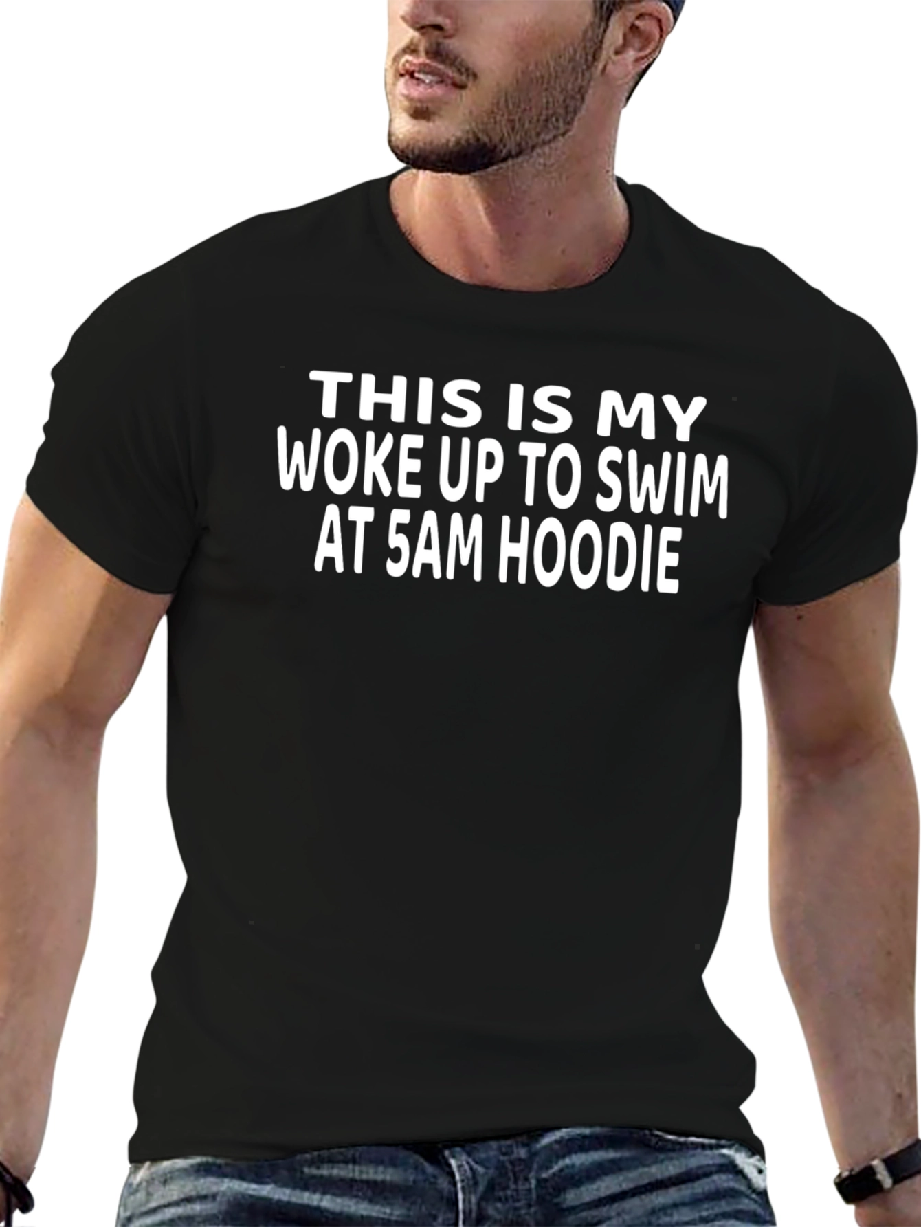 Funny Woke Up To Swim At 5AM T-Shirt