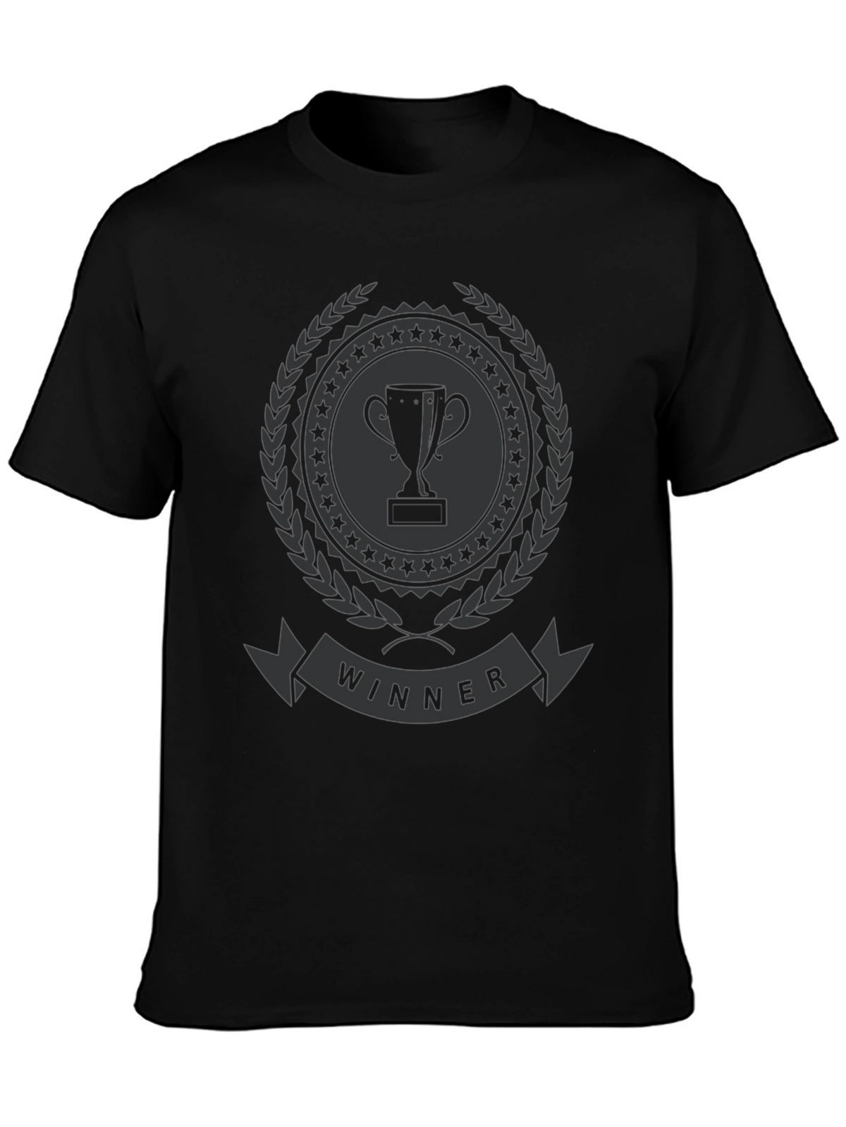Winner Trophy Graphic T-Shirt - Stylish Champion Tee