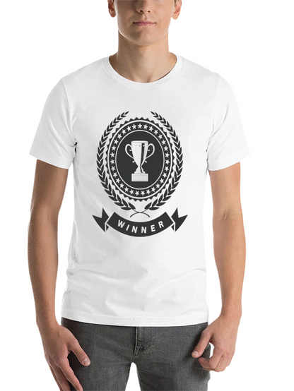 Winner Trophy Graphic T-Shirt - Stylish Champion Tee