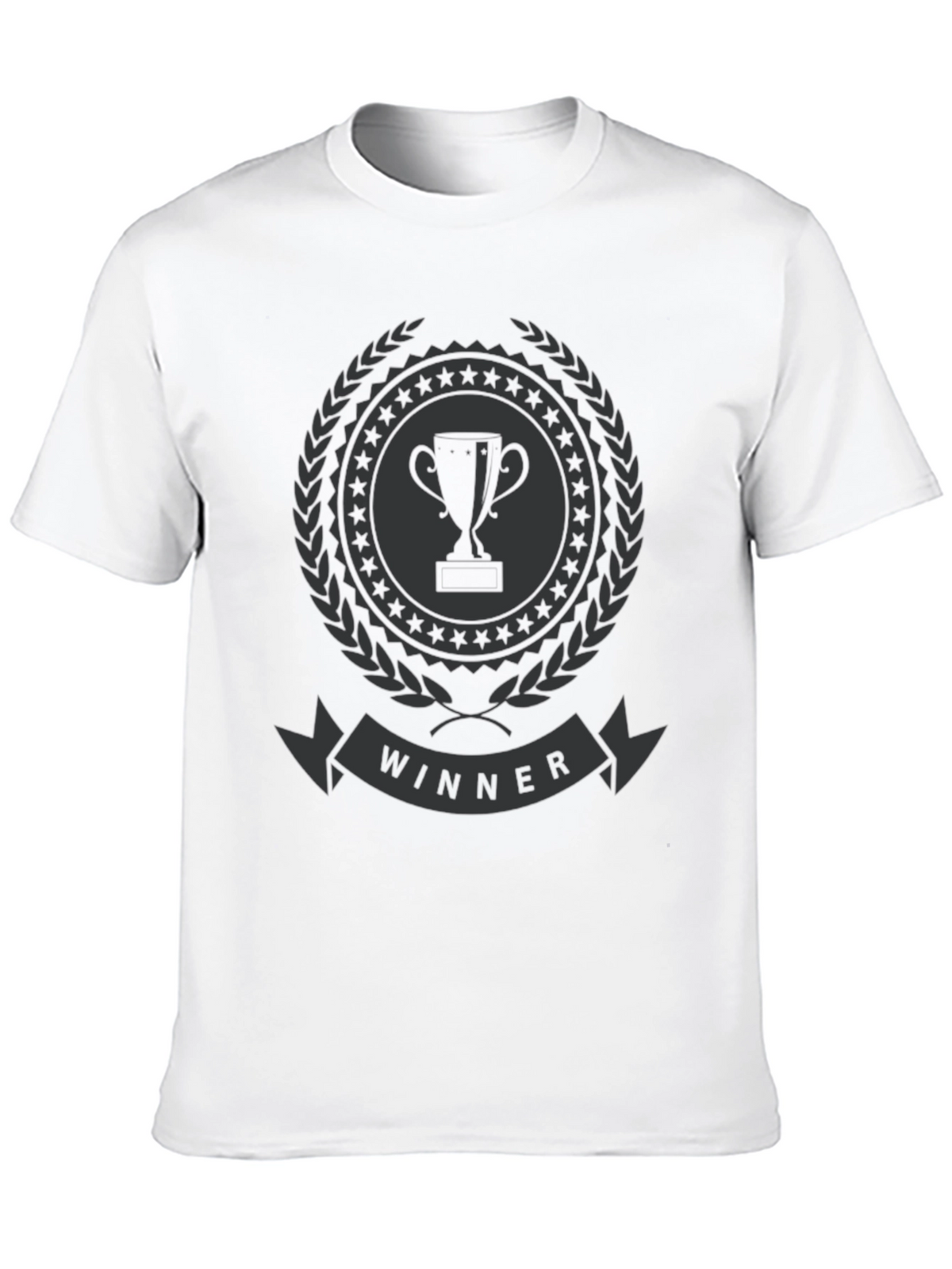 Winner Trophy Graphic T-Shirt - Stylish Champion Tee