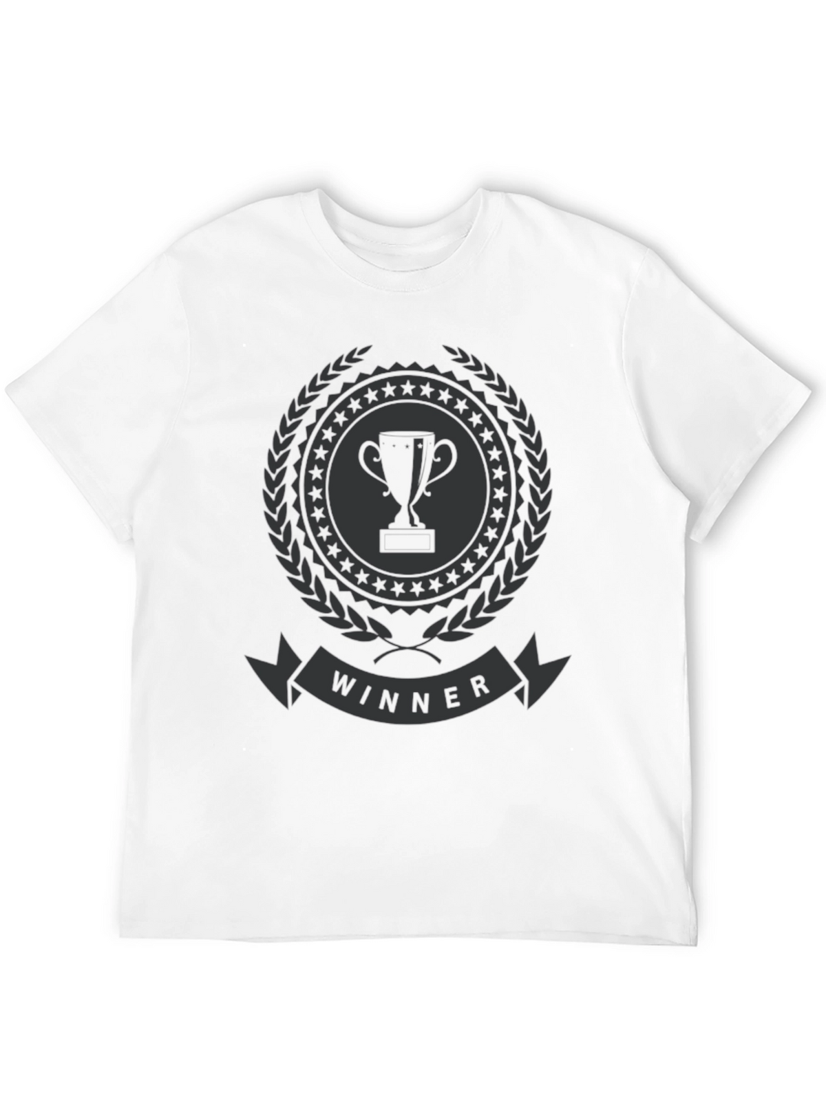Winner Trophy Graphic T-Shirt - Stylish Champion Tee