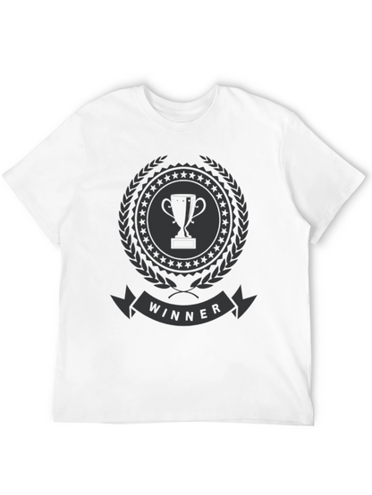 Winner Trophy Graphic T-Shirt - Stylish Champion Tee