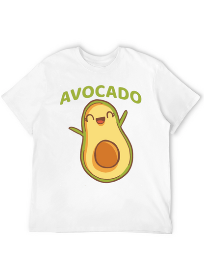 Cute Avocado Graphic Tee - Fun Foodie T-Shirt
