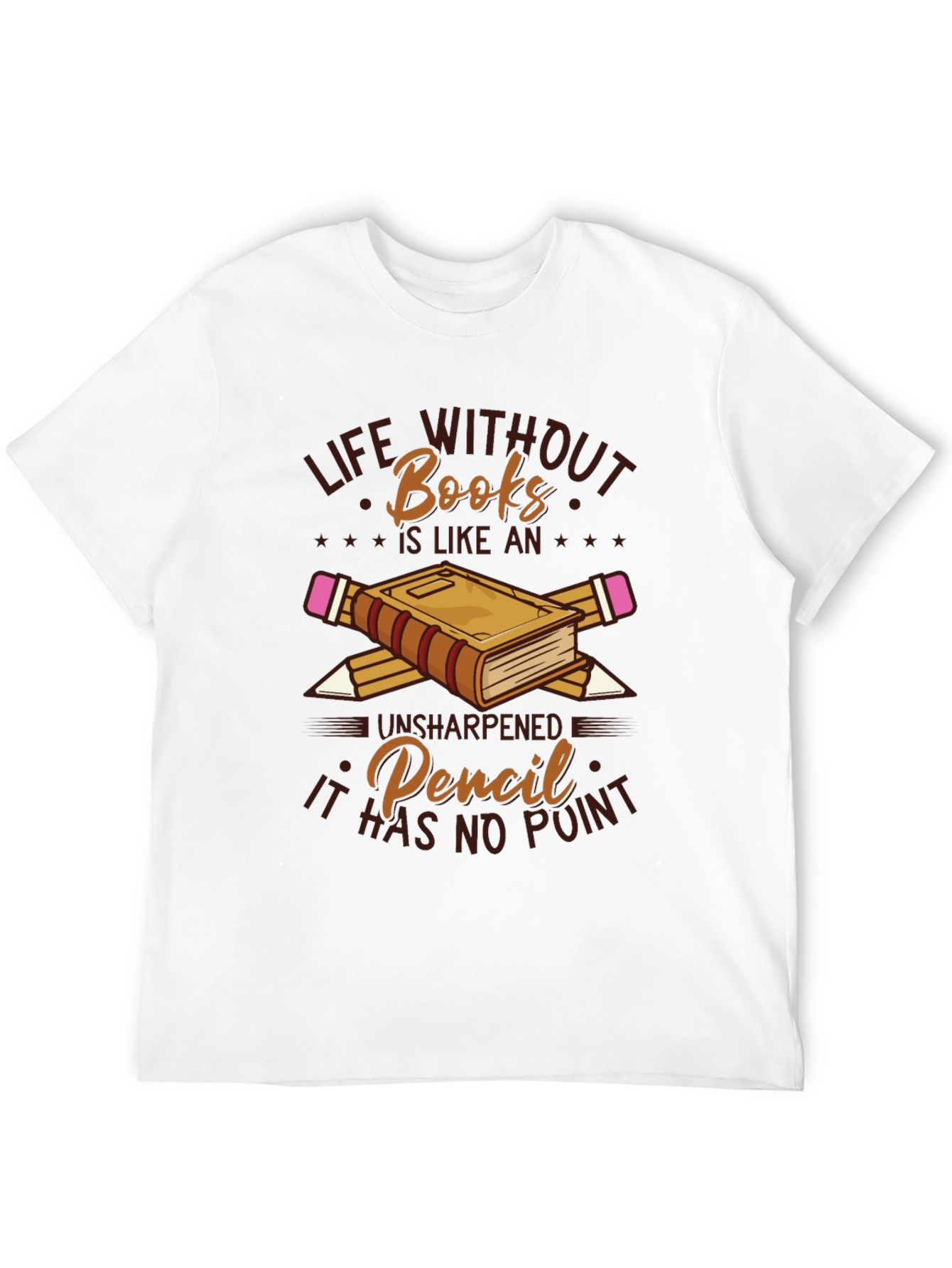 Life Without Books Graphic T-Shirt