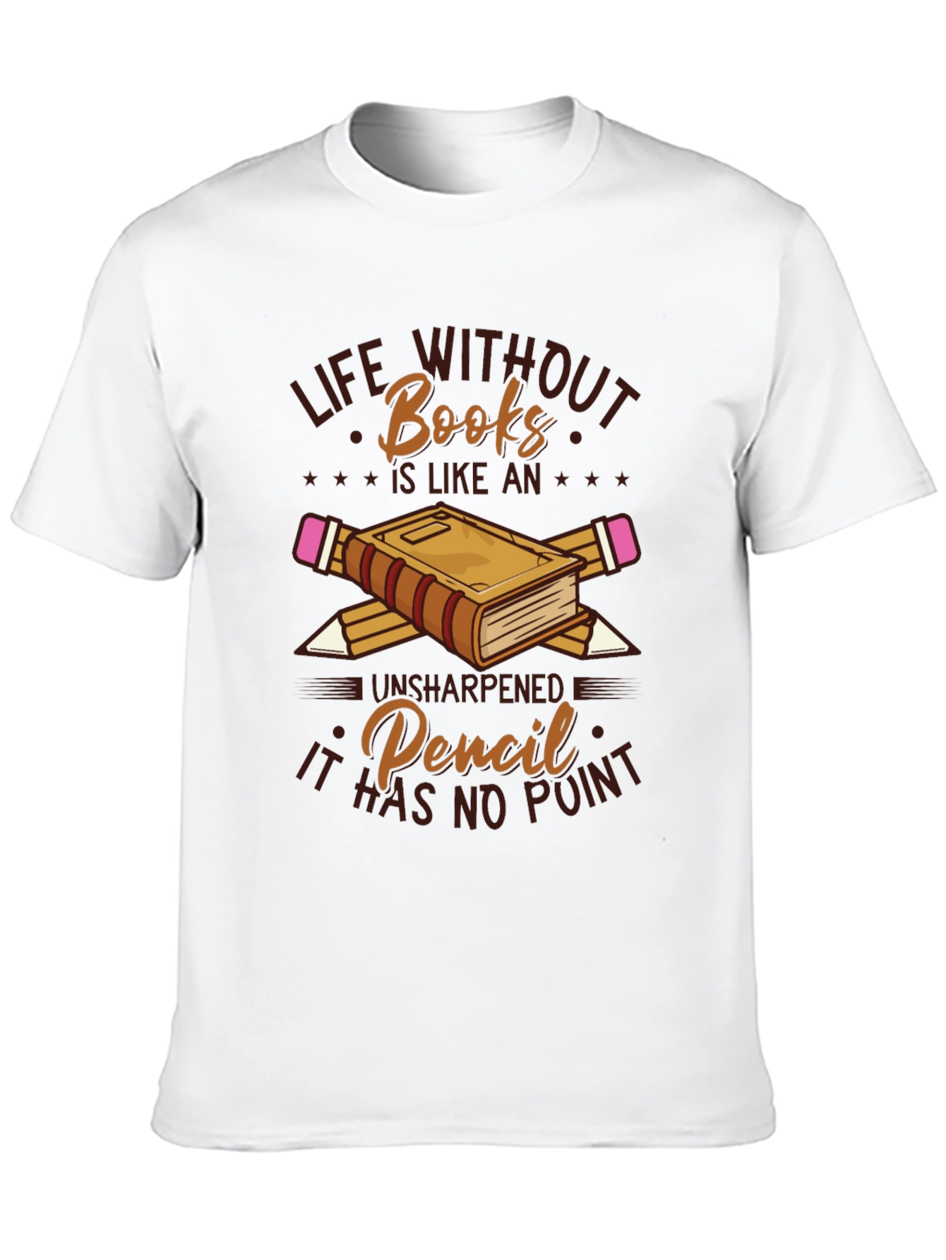 Life Without Books Graphic T-Shirt