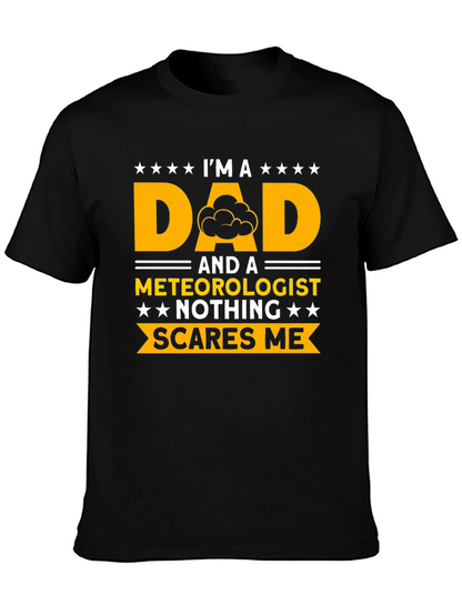 Dad Meteorologist Graphic T-Shirt