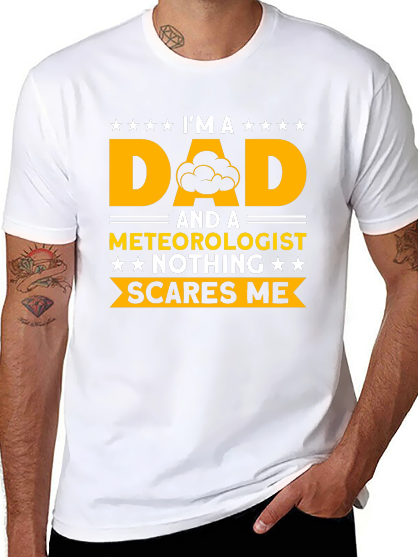 Dad Meteorologist Graphic T-Shirt