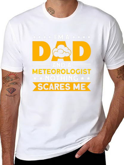Dad Meteorologist Graphic T-Shirt