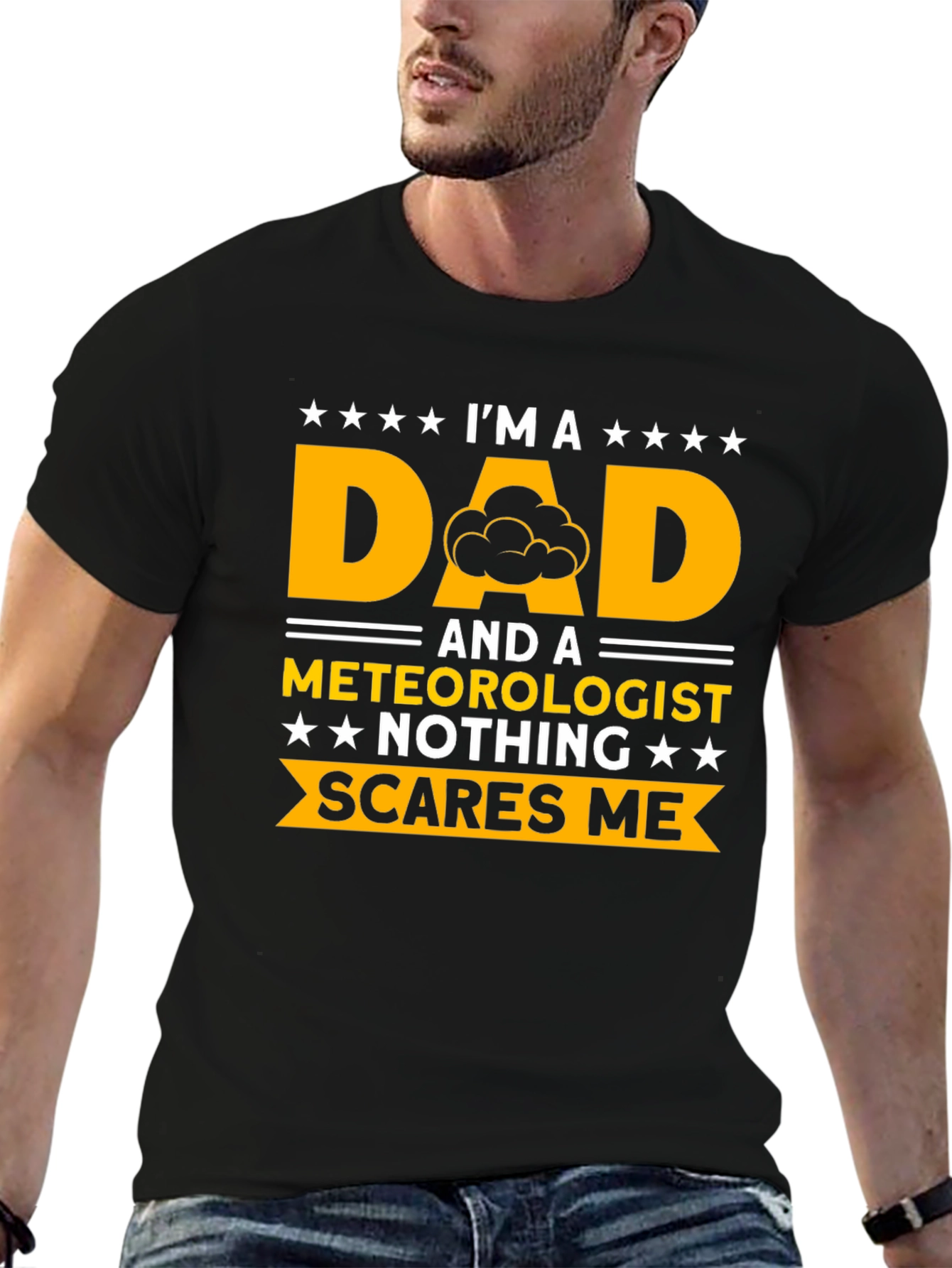 Dad Meteorologist Graphic T-Shirt