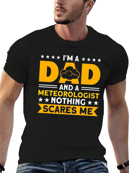 Dad Meteorologist Graphic T-Shirt