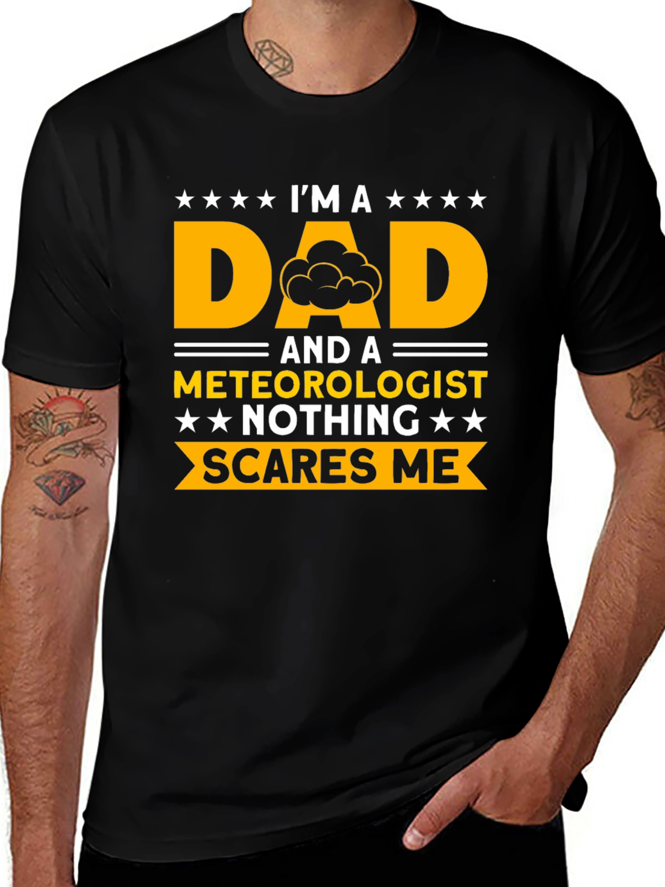Dad Meteorologist Graphic T-Shirt