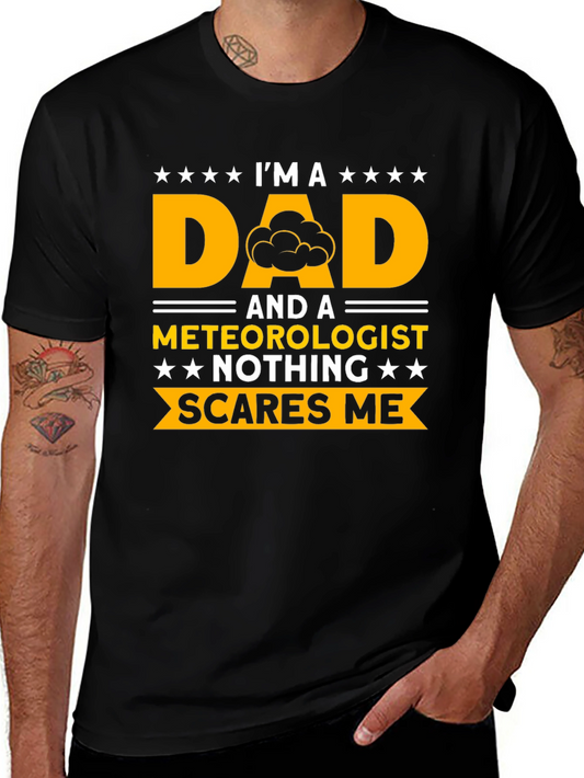 Dad Meteorologist Graphic T-Shirt
