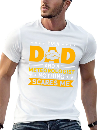 Dad Meteorologist Graphic T-Shirt