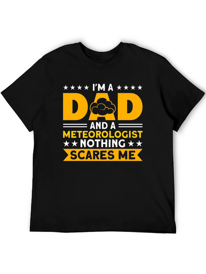 Dad Meteorologist Graphic T-Shirt