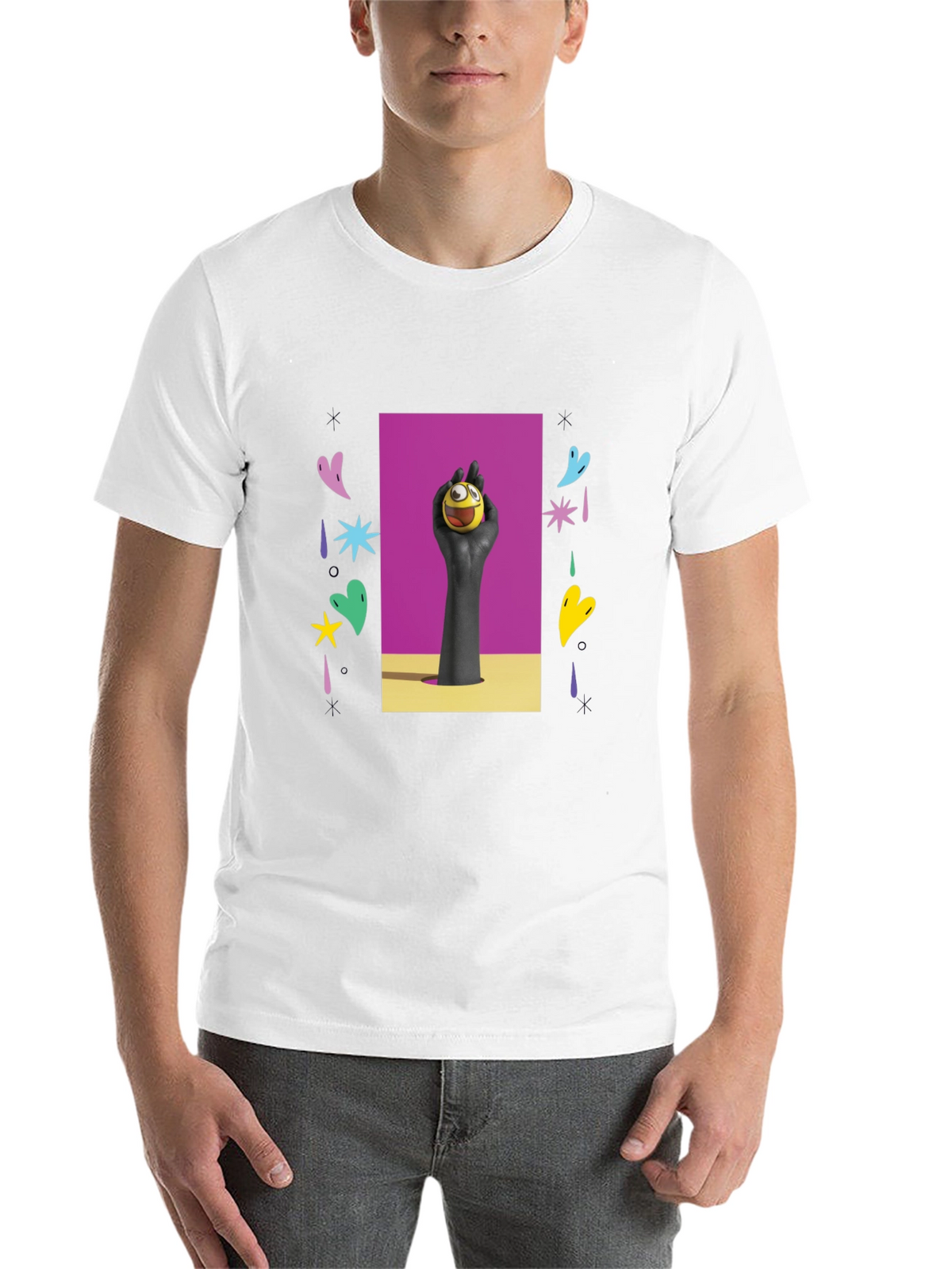 Funky Graphic Tee - Expression Ball Art