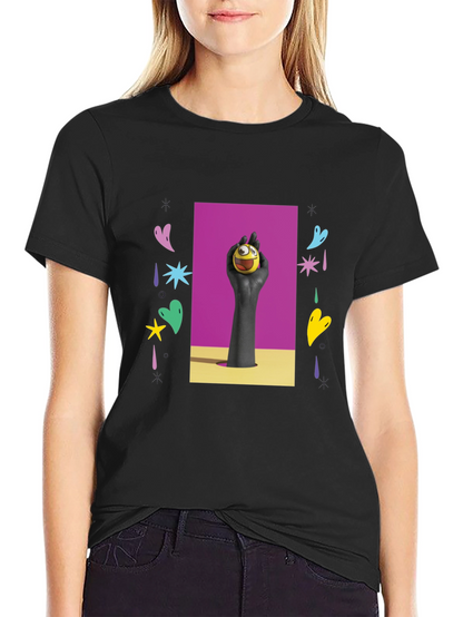 Funky Graphic Tee - Expression Ball Art