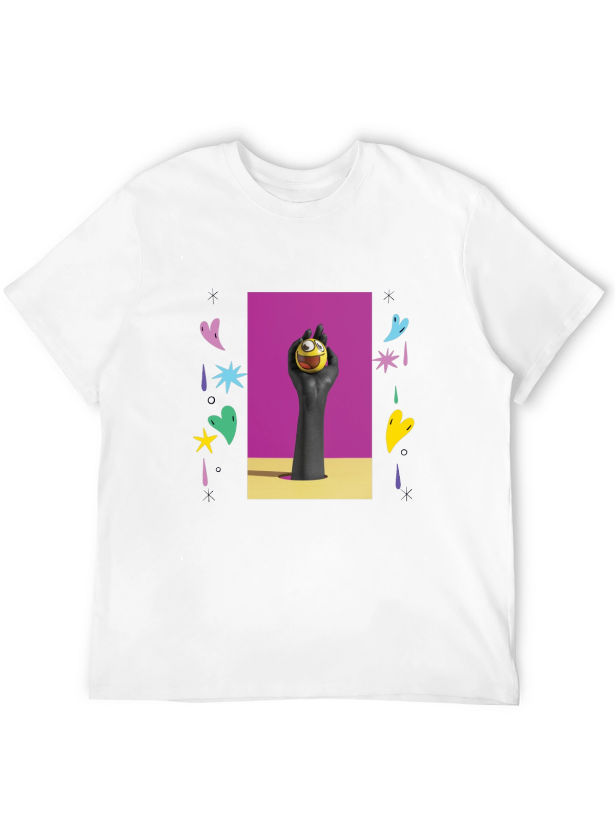 Funky Graphic Tee - Expression Ball Art