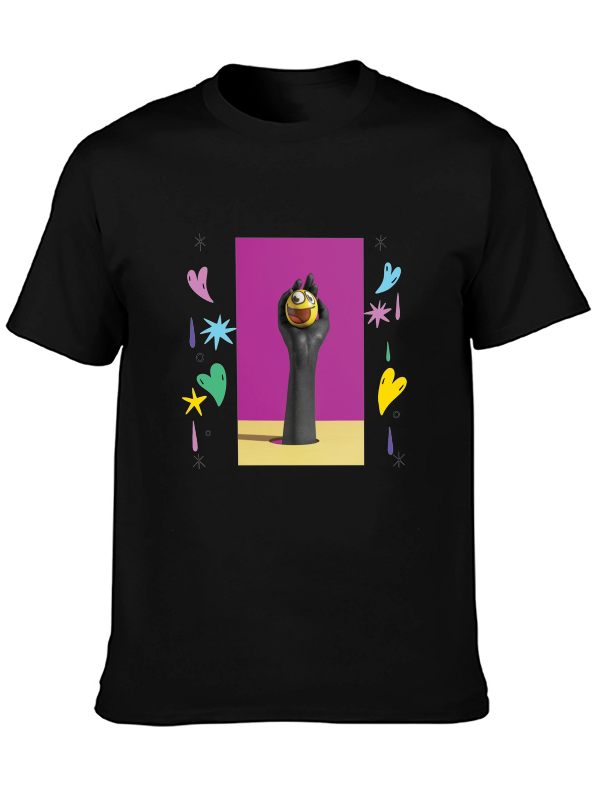 Funky Graphic Tee - Expression Ball Art