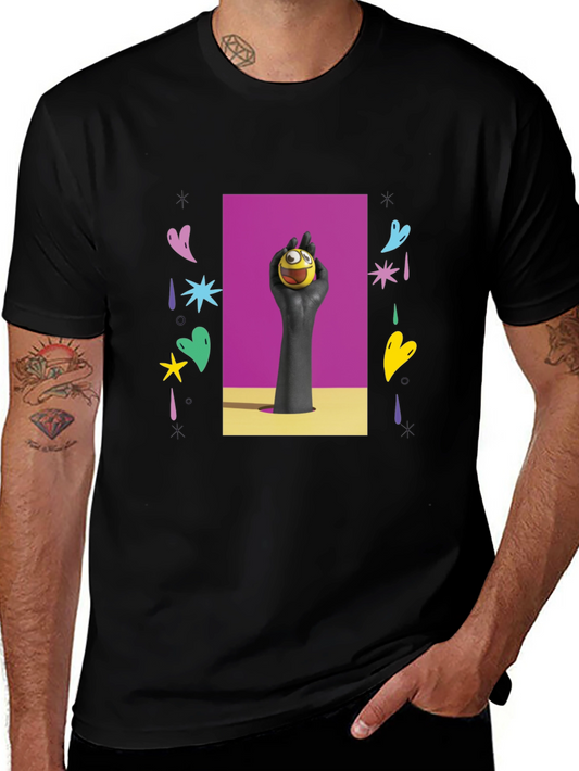 Funky Graphic Tee - Expression Ball Art