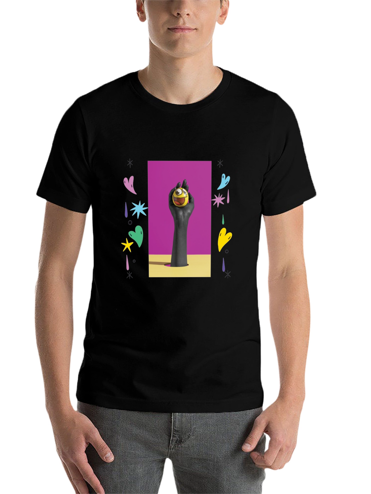 Funky Graphic Tee - Expression Ball Art