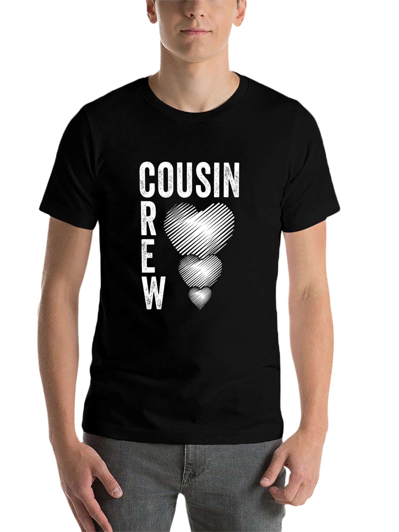Cousin Crew Heart Graphic T-Shirt