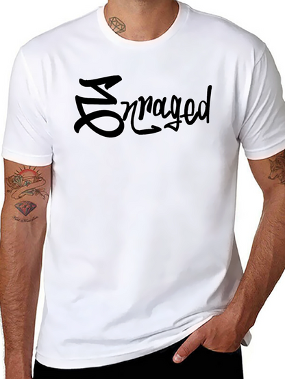 Enraged Graphic Tee - Black Cotton Comfort