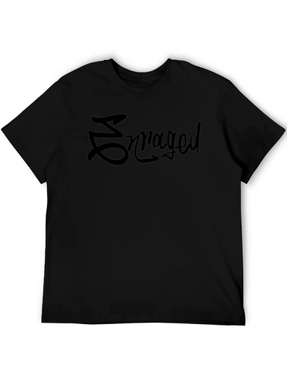 Enraged Graphic Tee - Black Cotton Comfort