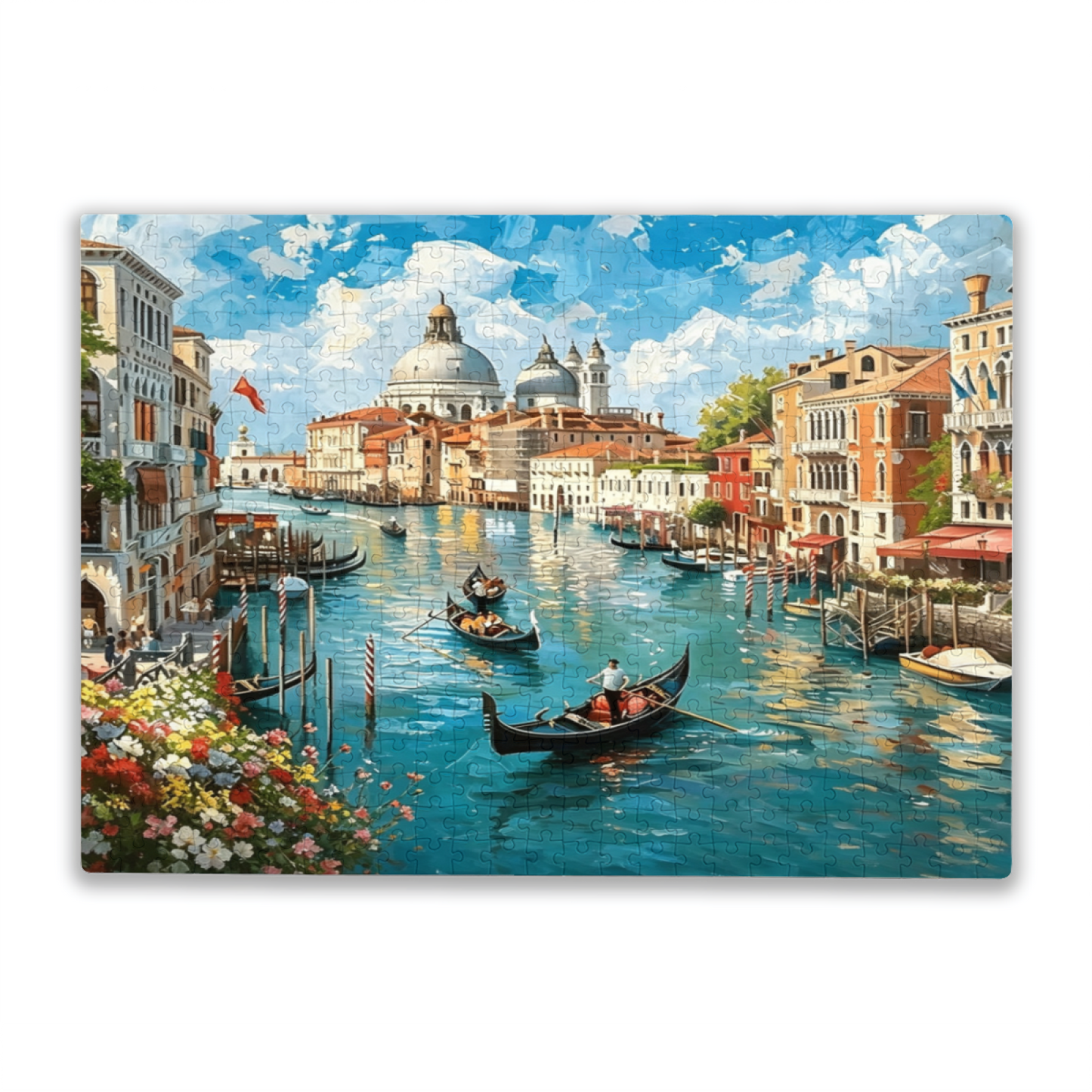 Glorious Venice Grand Canal Gondola Cruise Jigsaw Puzzle | 300/500/1000 Pieces