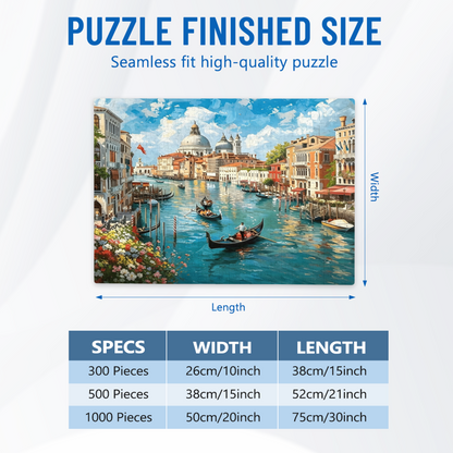 Glorious Venice Grand Canal Gondola Cruise Jigsaw Puzzle | 300/500/1000 Pieces