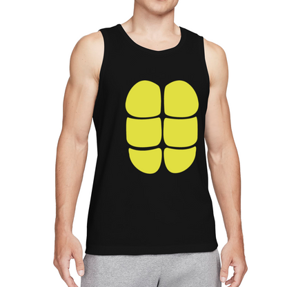 Minimalist Turtle Shell Simple Graphic Mens Sleeveless Tee