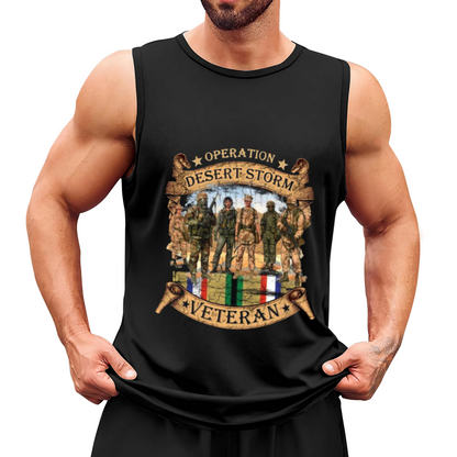 Operation Desert Storm Veteran Military Tank Top