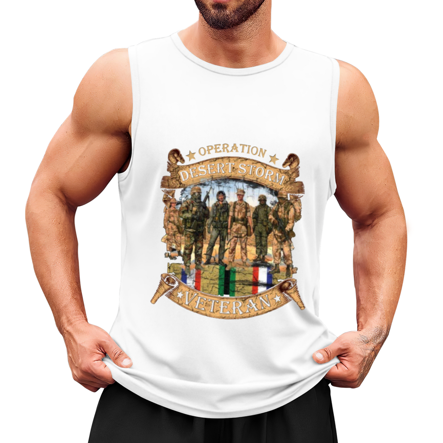Operation Desert Storm Veteran Military Tank Top