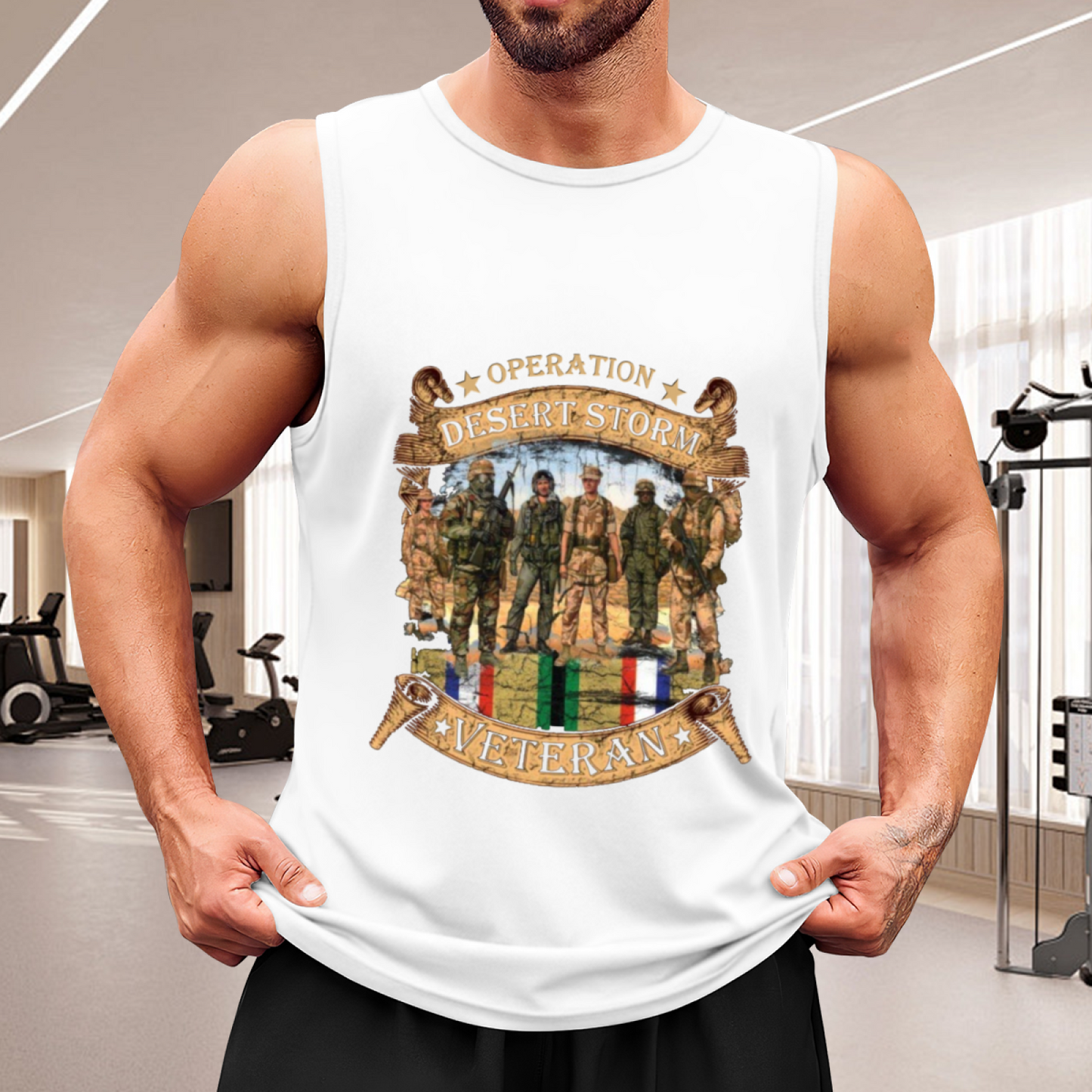 Operation Desert Storm Veteran Military Tank Top