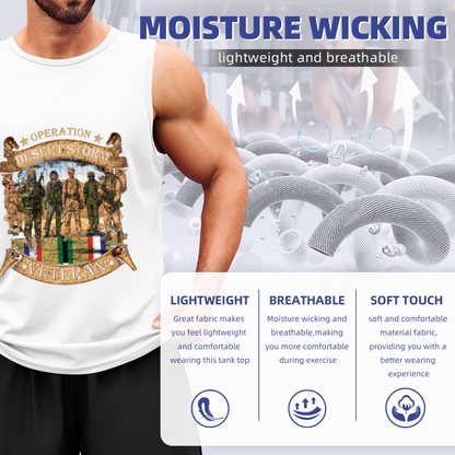 Operation Desert Storm Veteran Military Tank Top