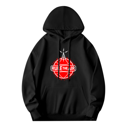 Rule The Air Radio Tower Basketball Stylish Soft Hoodie, Street Style Daily Top