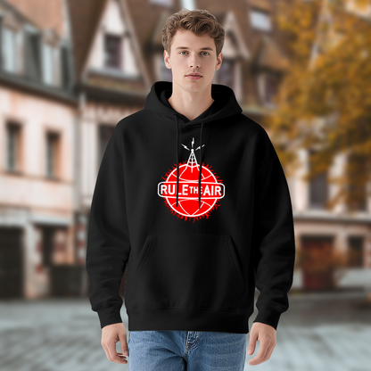 Rule The Air Radio Tower Basketball Stylish Soft Hoodie, Street Style Daily Top