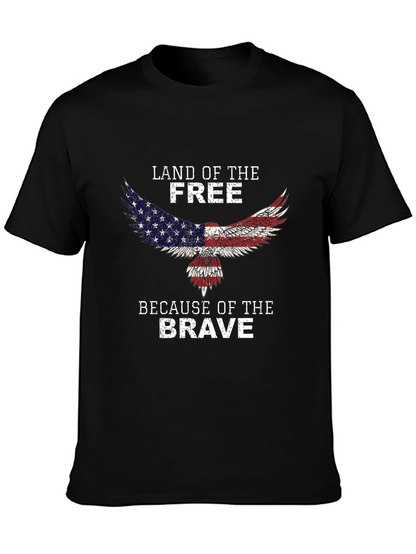 Land of the Free Patriotic Eagle T-Shirt