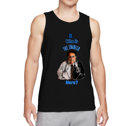 Funny Dr Now So Who Is The Enabler Meme Graphic Tank