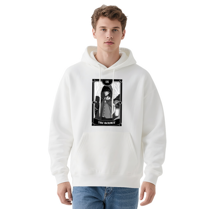 Anime The Hermit Tarot Card Gothic Hoodie, Relaxed All-Day Wear
