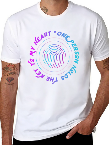 One Person Holds the Key Heart T-Shirt