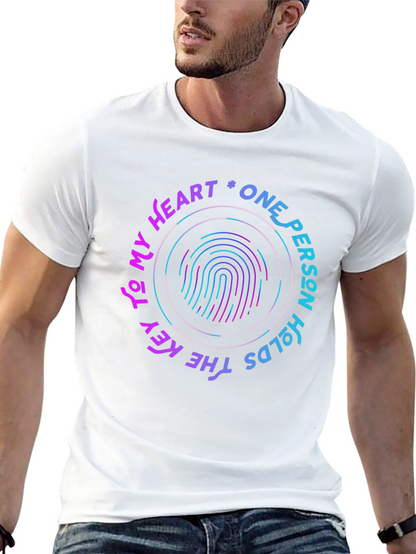 One Person Holds the Key Heart T-Shirt