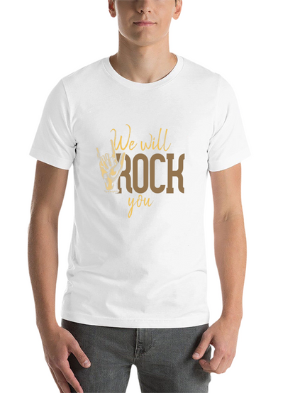 We Will Rock You T-Shirt - Black Graphic Tee