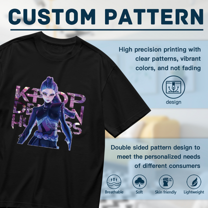 Kpop Demon Hunter Anime Dark Plus Size Women¡¯s T-Shirt