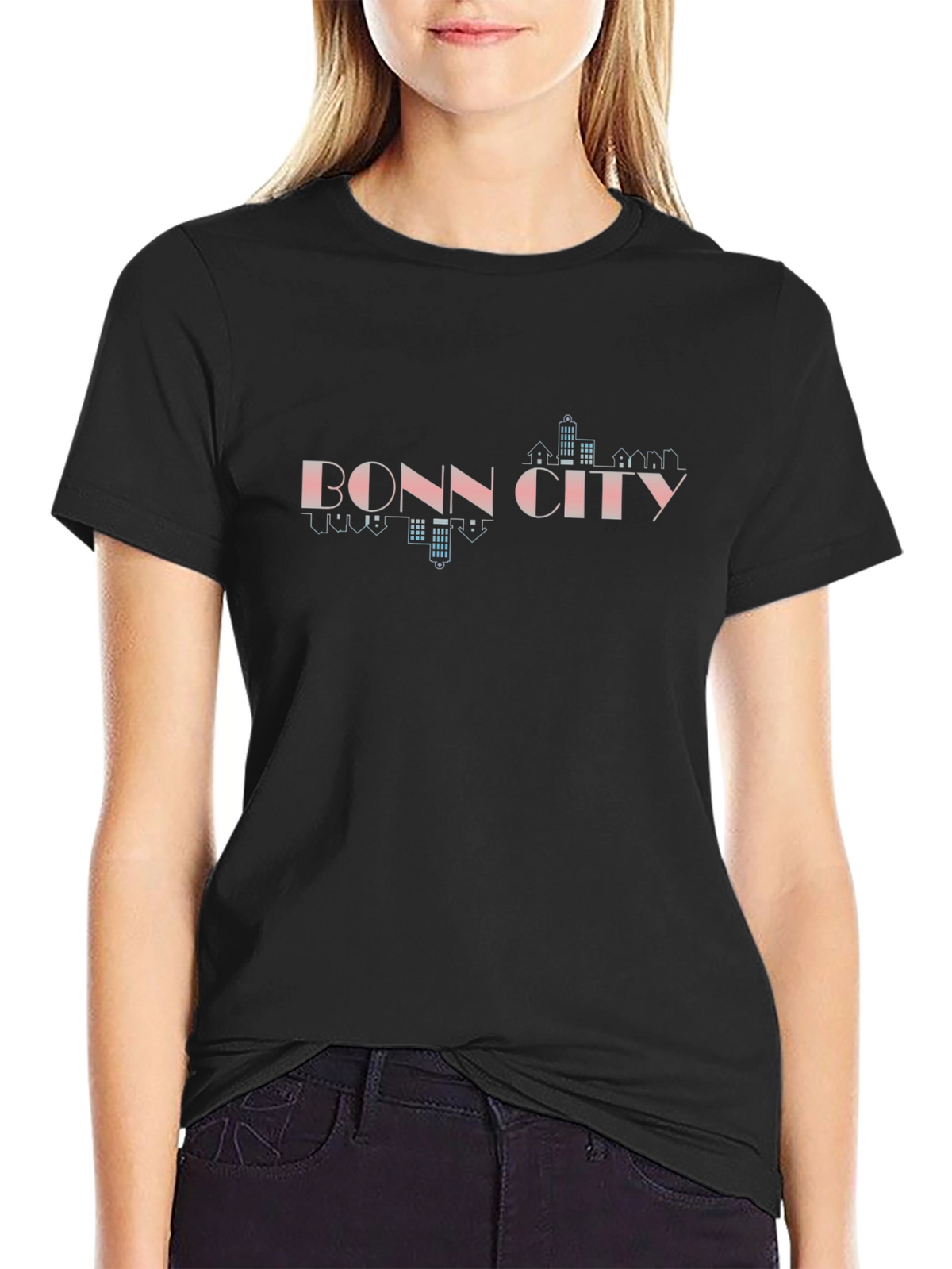Bonn City Skyline Graphic Tee - Urban Style