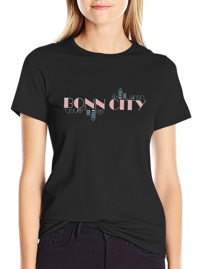 Bonn City Skyline Graphic Tee - Urban Style